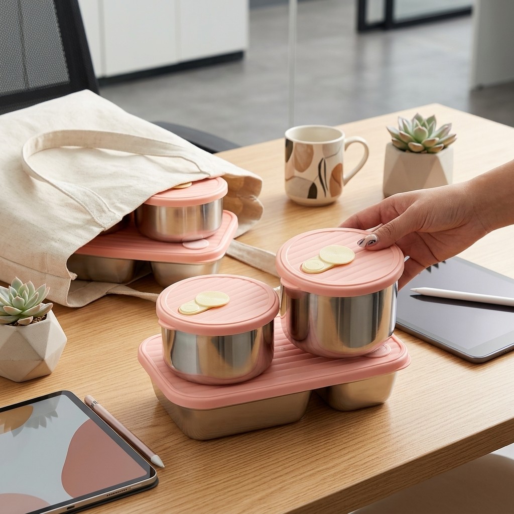 Meal Prep Meal Ideas - Set di Contenitori per Pranzo in