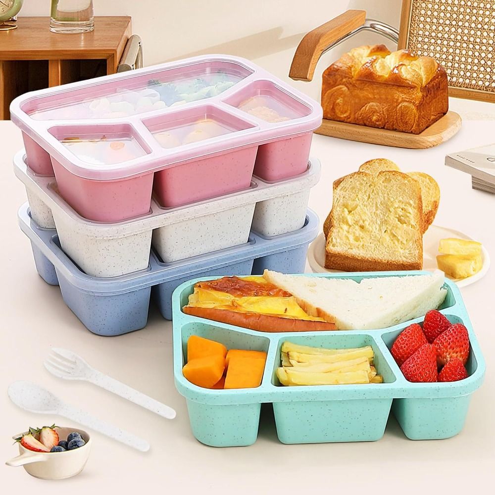 Meal Prep Meal Ideas - 4 scomparti Bento Box per bambini