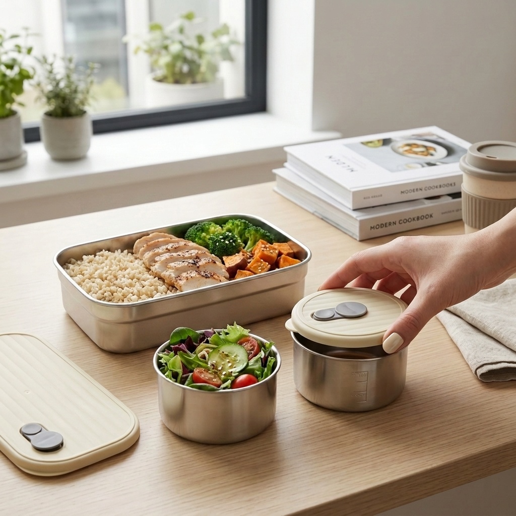 Meal Prep Meal Ideas - Set di Contenitori per Alimenti in