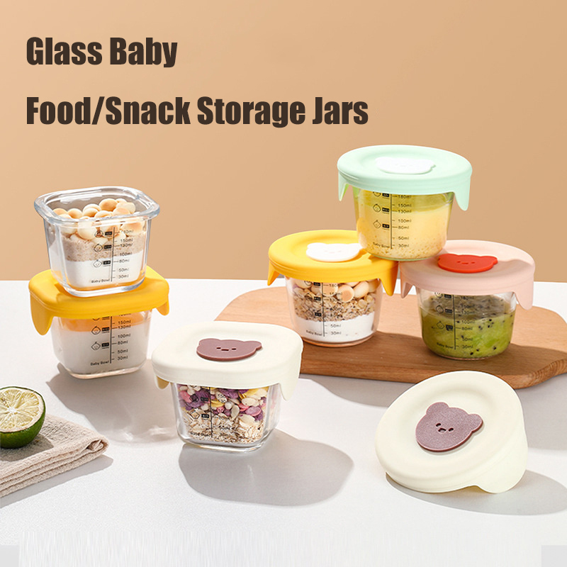 Meal Prep Glass Containers Oven Safe - Barattoli di vetro per alimenti per