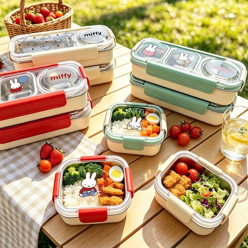 Meal Prep No Microwave - Carino Contenitore per Pranzo Miffy con