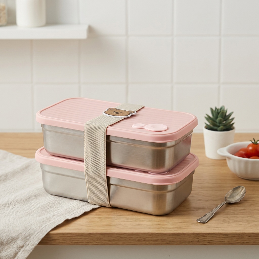 Meal Prep Meal Ideas - Contenitore per Pranzo Bento in Acciaio