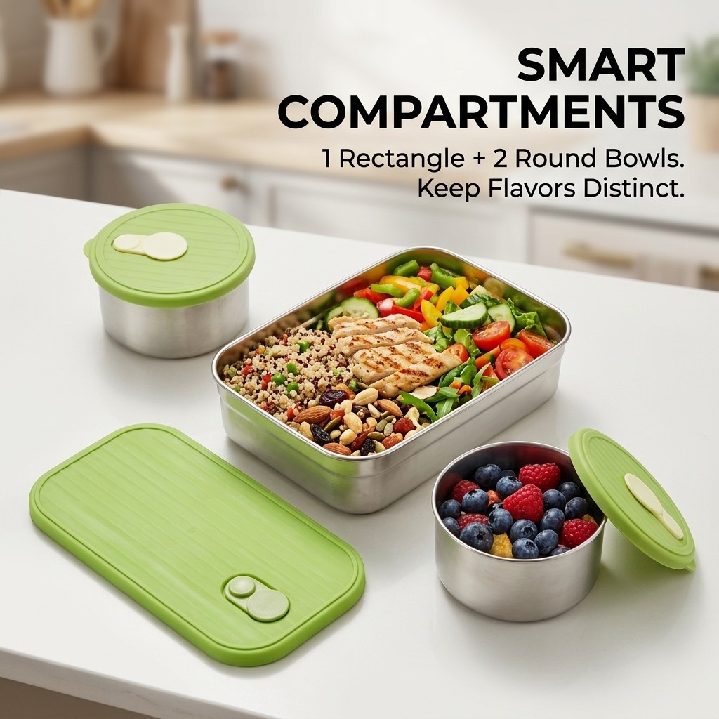 Set di Contenitori per Aliment - Meal Prep Meal Ideas recensione e prezzo