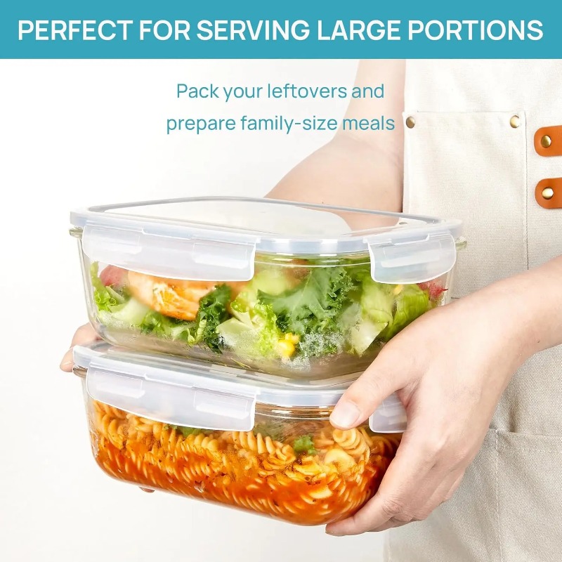 Set di Contenitori in Vetro pe - Meal Prep Glass Containers Oven Safe recensione e prezzo