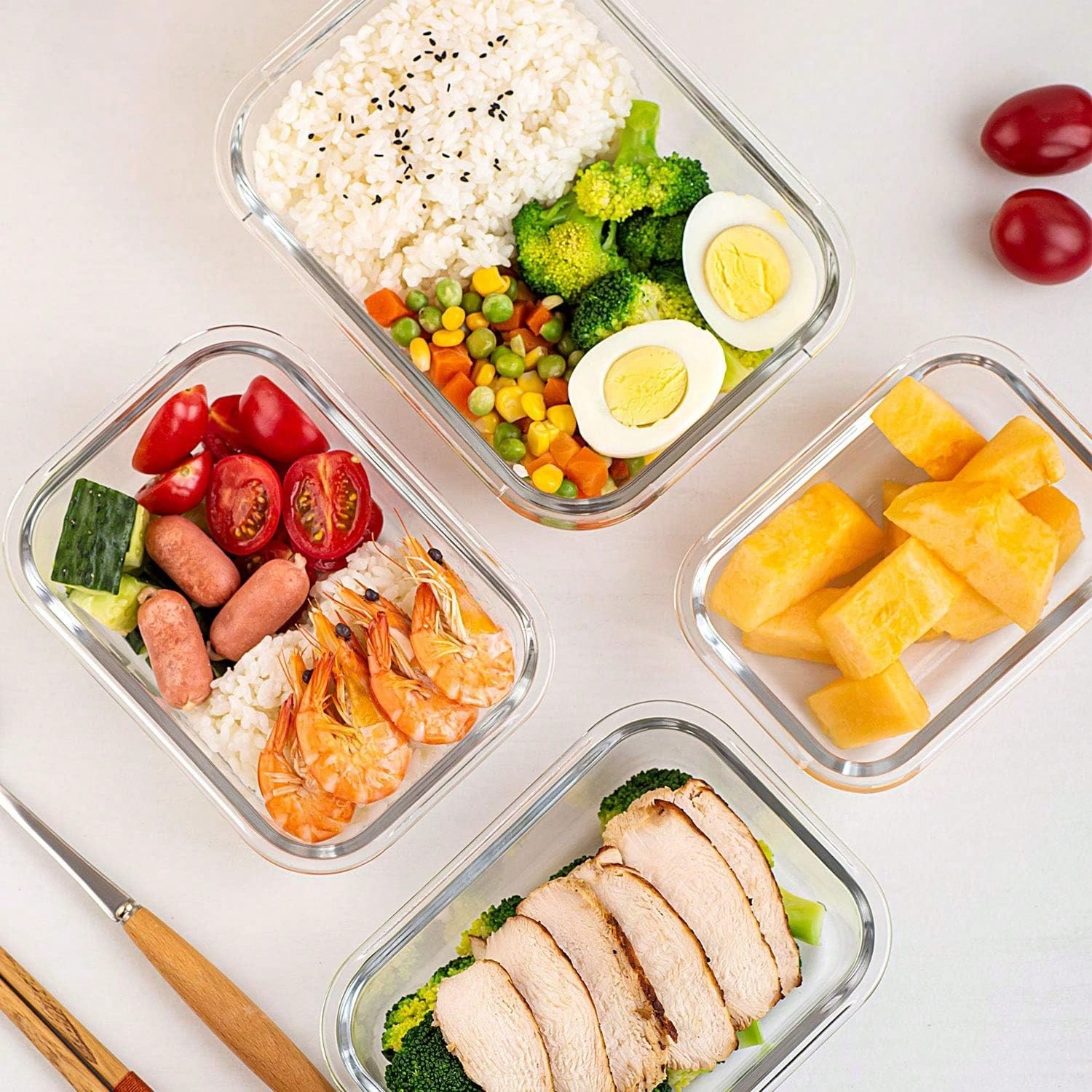 Confezione da 10 contenitori i - Meal Prep Glass Containers Oven Safe recensione e prezzo