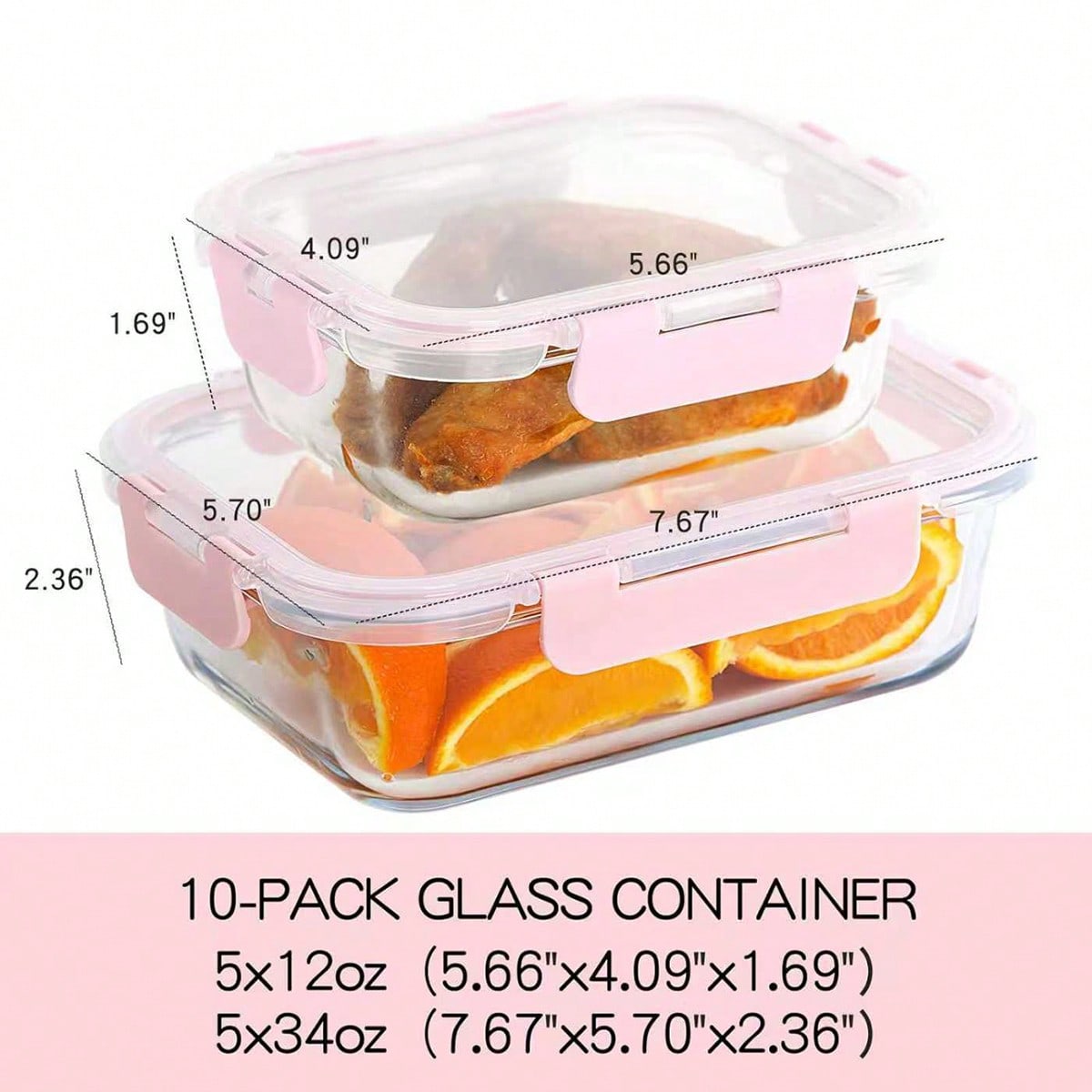 Confezione da 10 contenitori i - Meal Prep Glass Containers Oven Safe recensione e prezzo