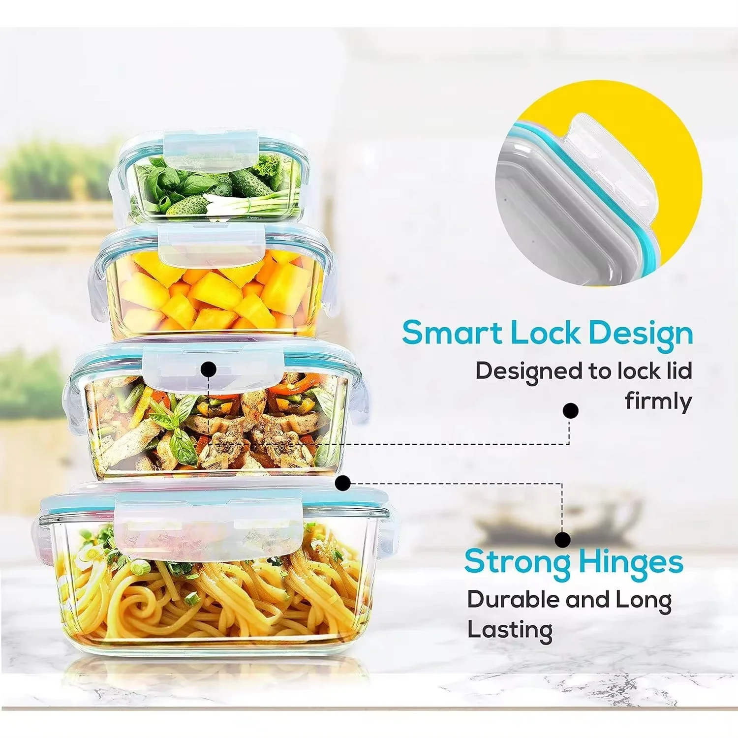 Contenitori per alimenti in ve - Meal Prep Glass Containers Oven Safe recensione e prezzo